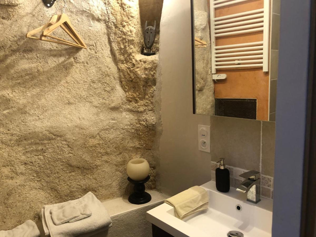 Troglodyte Loft 2 Leilighet Thoré-la-Rochette Eksteriør bilde