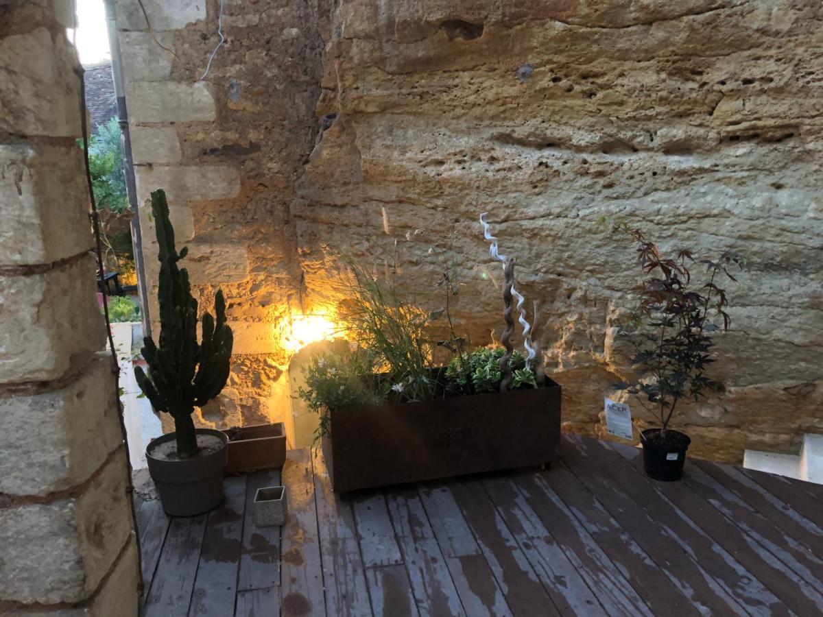 Troglodyte Loft 2 Leilighet Thoré-la-Rochette Eksteriør bilde