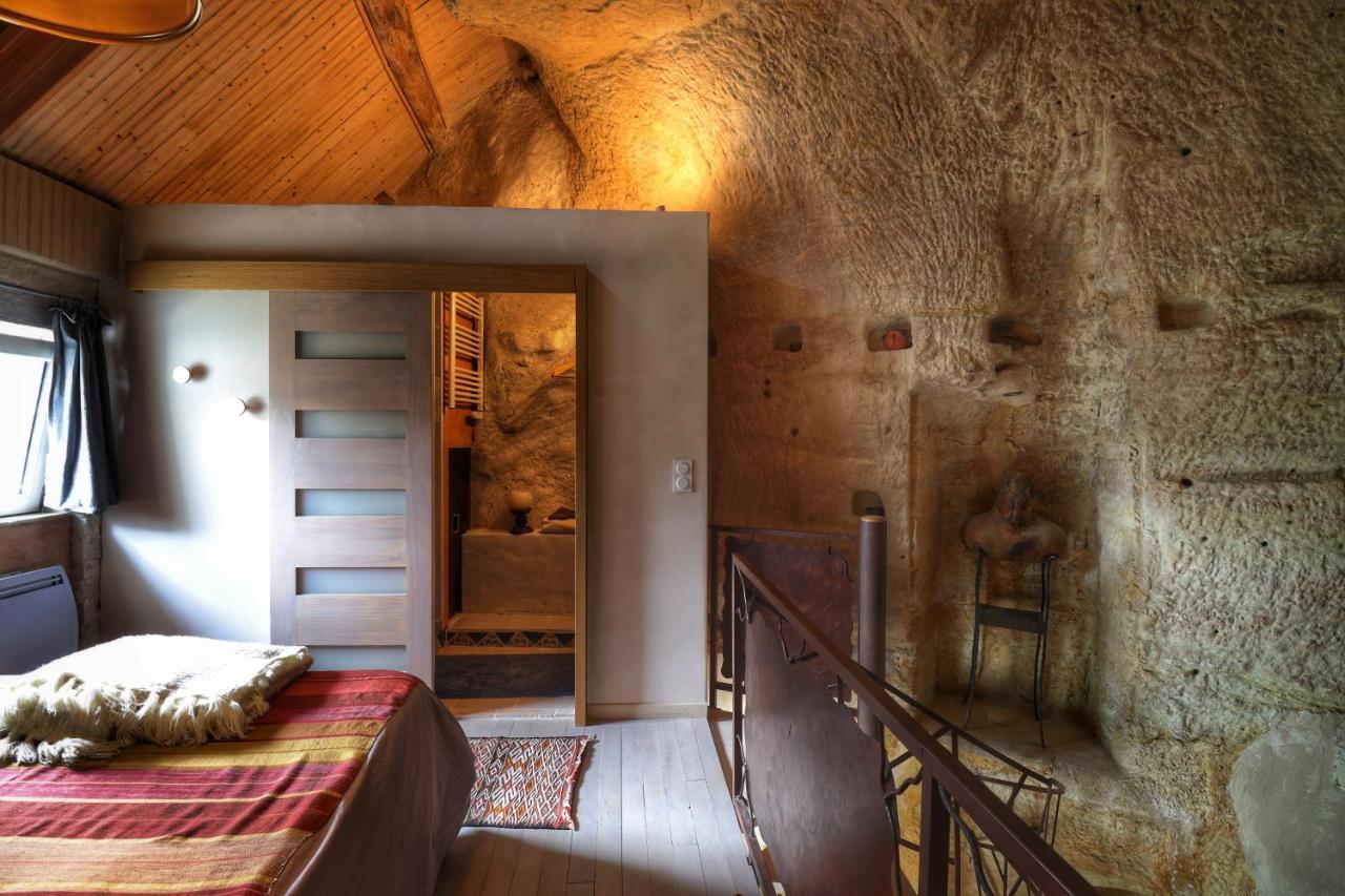 Troglodyte Loft 2 Leilighet Thoré-la-Rochette Eksteriør bilde